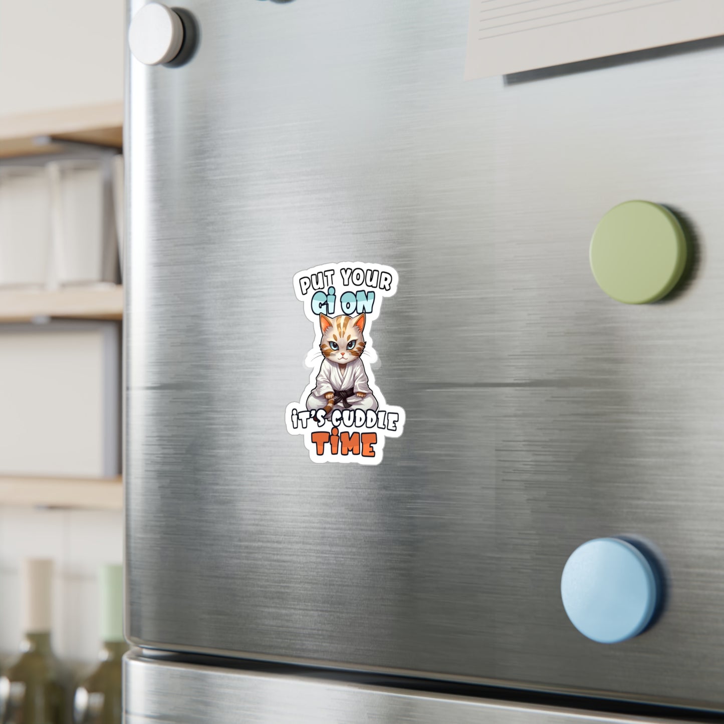 Cat Cuddle Kiss-Cut Vinyl Decals