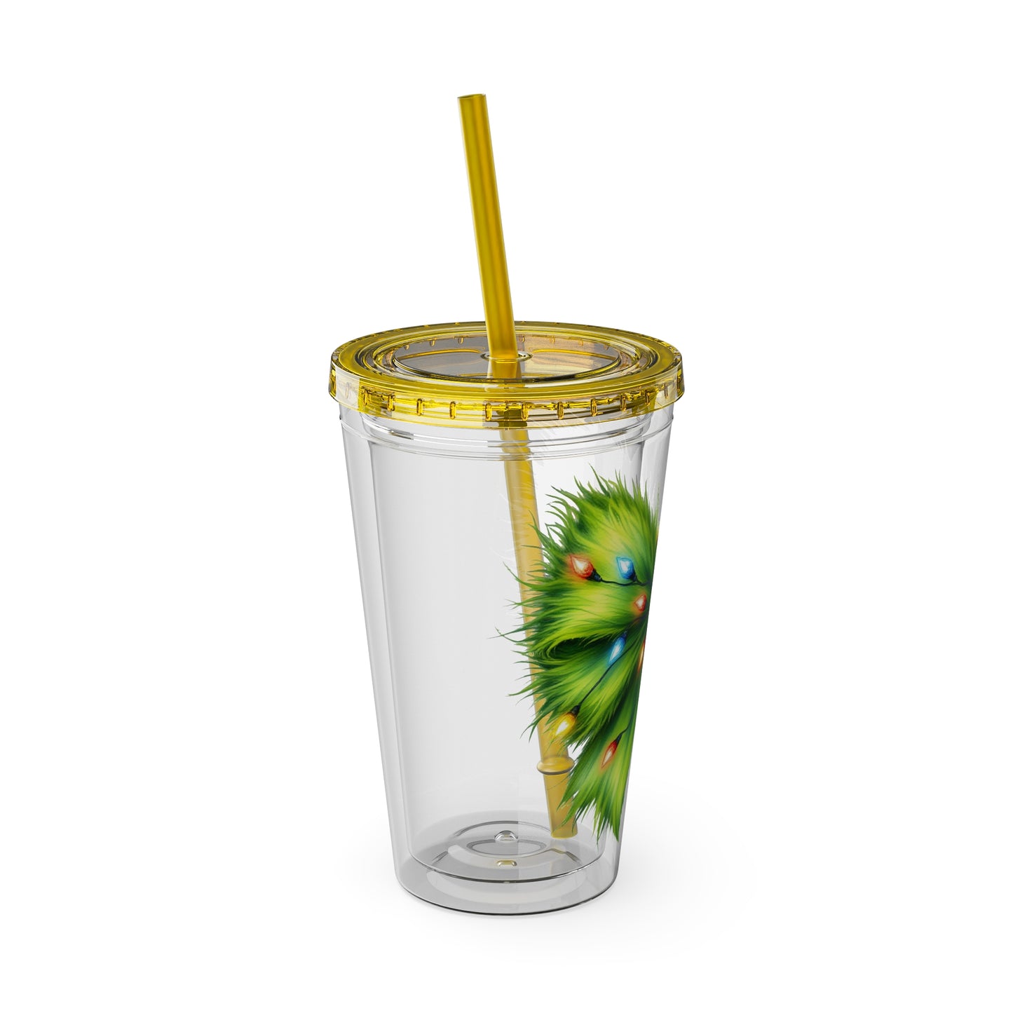 Grinch Bow Sunsplash Tumbler with Straw, 16oz