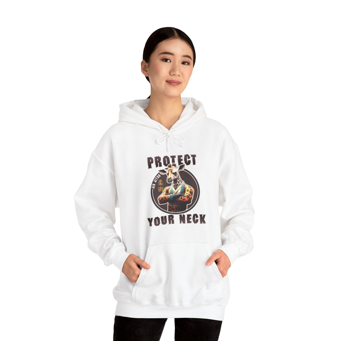 Protect Your Neck Unisex Heavy Blend™ Hooded Sweatshirt
