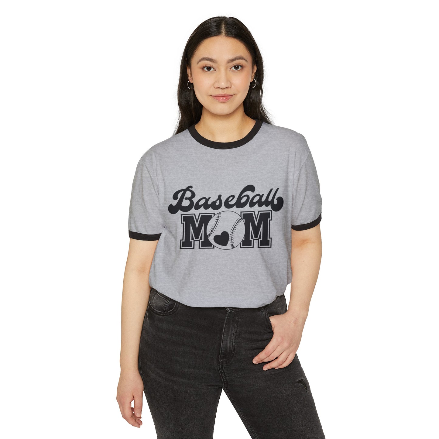 Baseball Mom Unisex Cotton Ringer T-Shirt