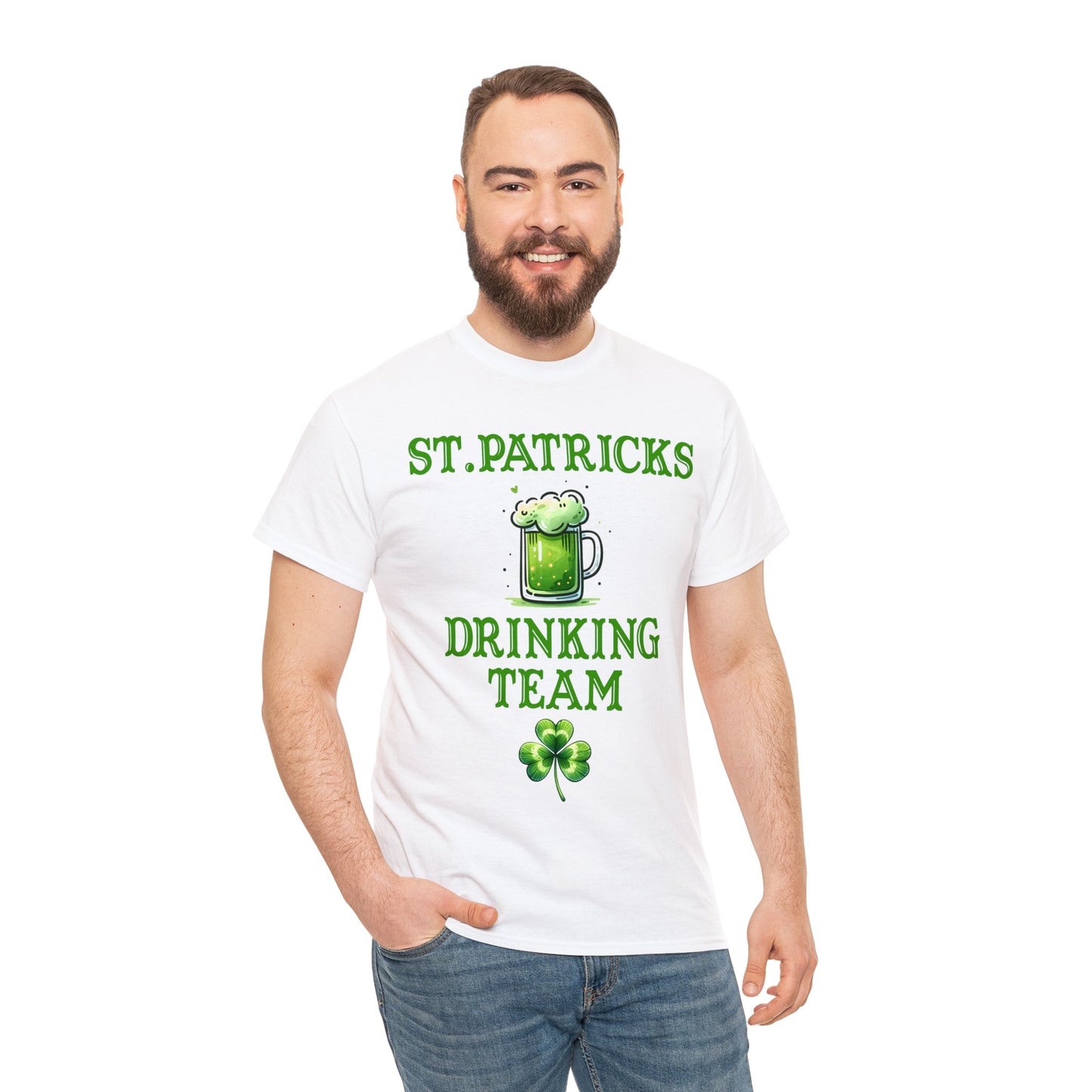 St Patricks Drinking Team Unisex Heavy Cotton Tee