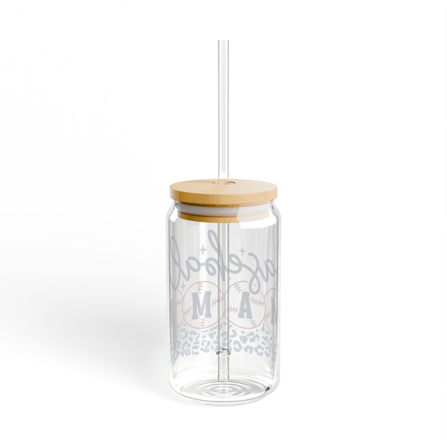 Baseball Mama Sipper Glass, 16oz