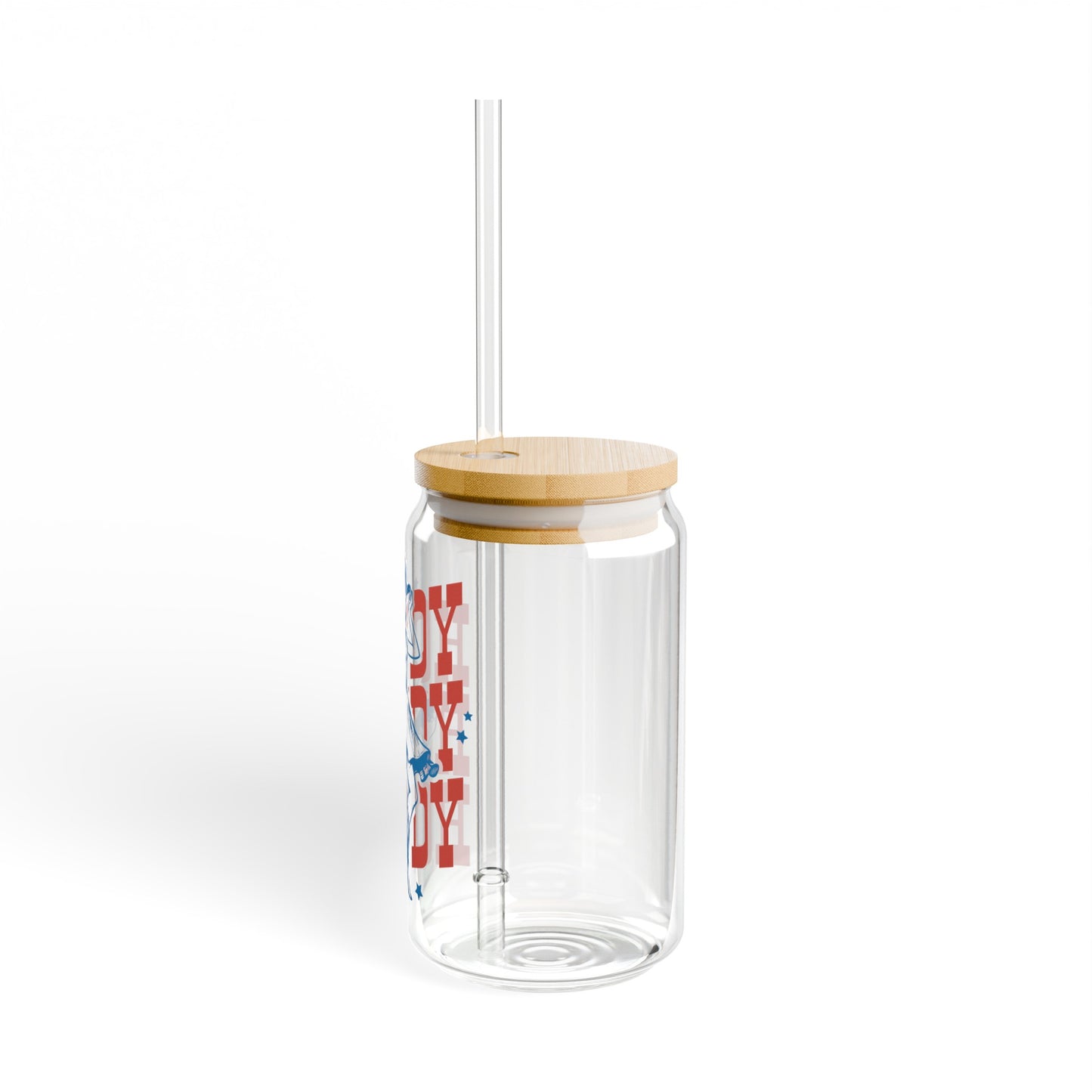 Howdy Sipper Glass, 16oz
