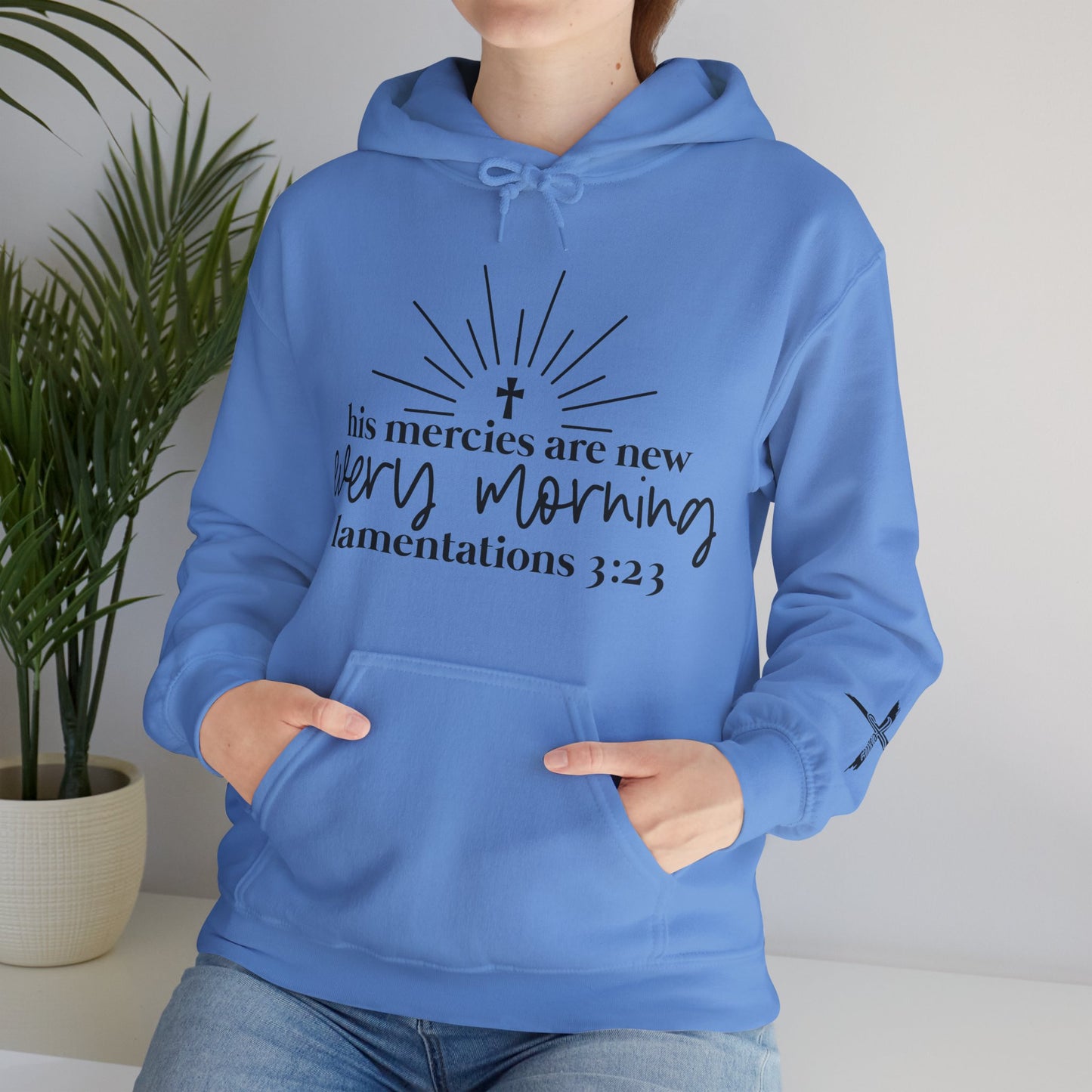 His Mercies Unisex Heavy Blend™ Hooded Sweatshirt