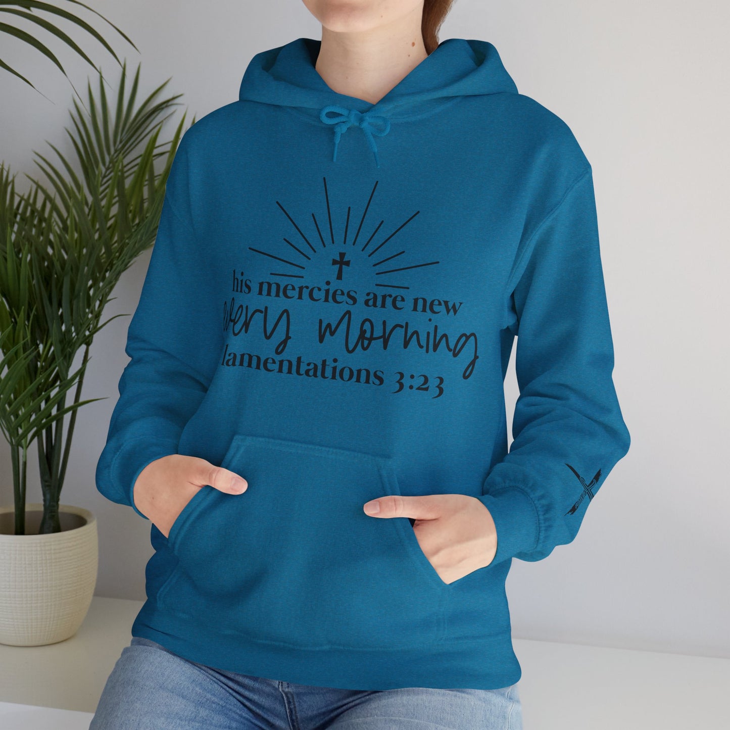 His Mercies Unisex Heavy Blend™ Hooded Sweatshirt
