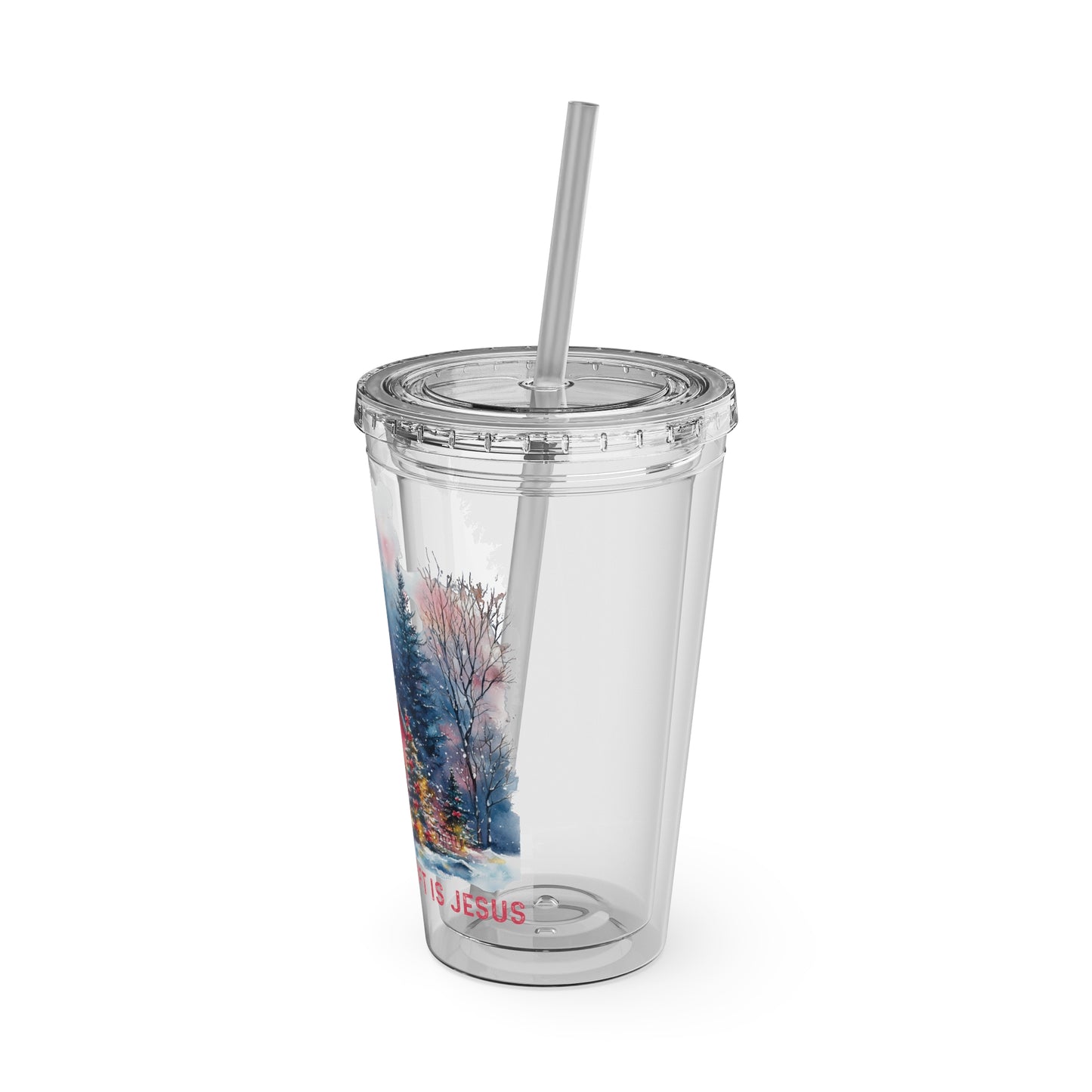 The Greatest Gift Sunsplash Tumbler with Straw, 16oz