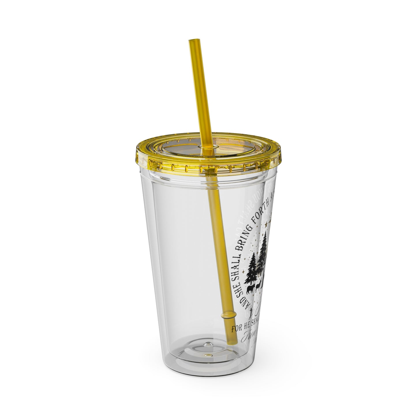 Matthew Sunsplash Tumbler with Straw, 16oz