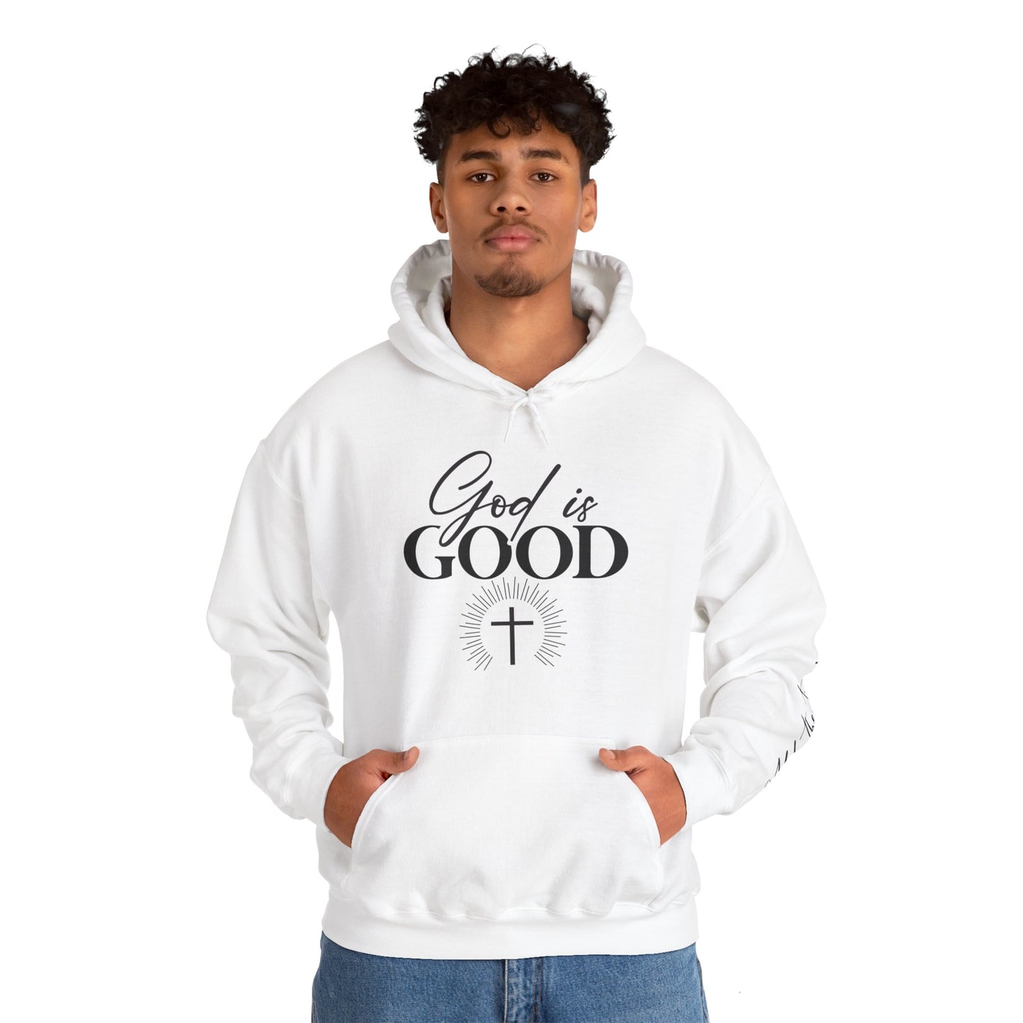 God is Good Unisex Heavy Blend™ Hooded Sweatshirt