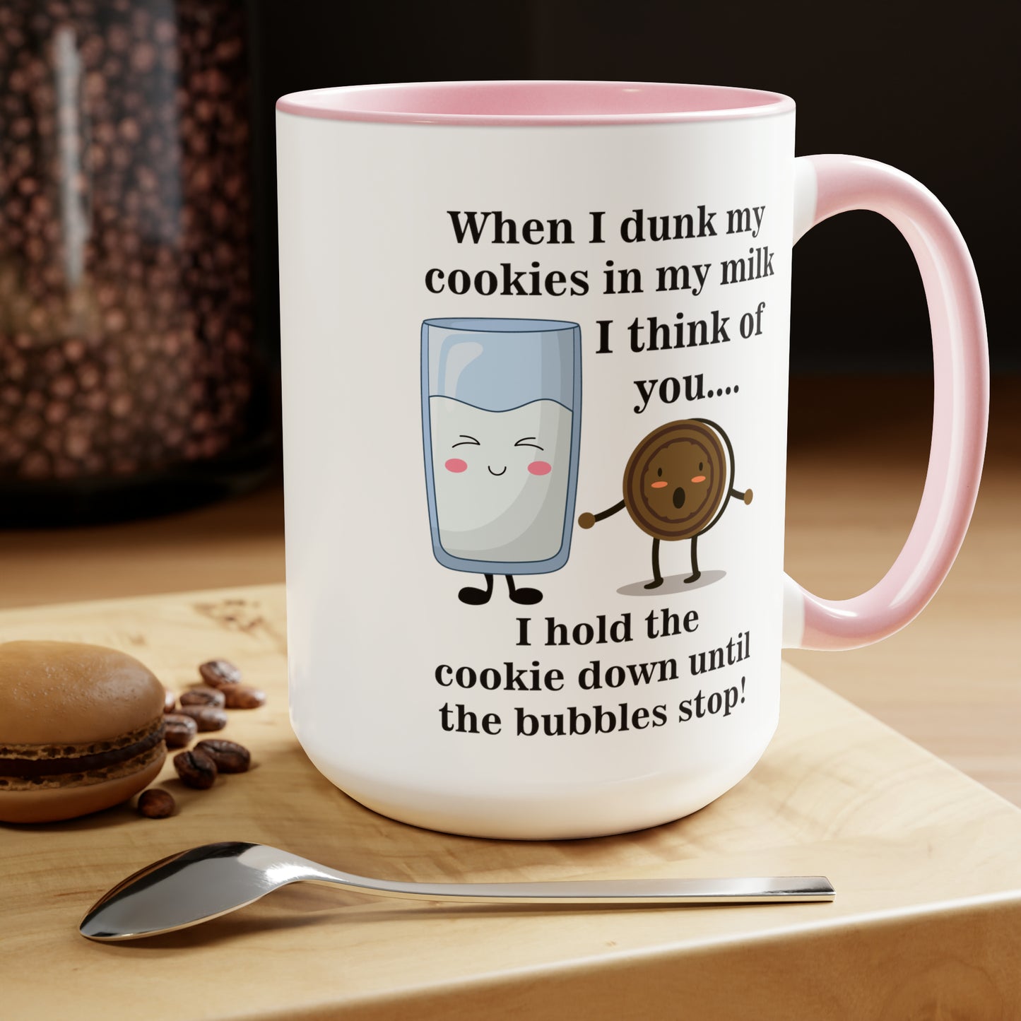 I think of You Two-Tone Coffee Mugs, 15oz