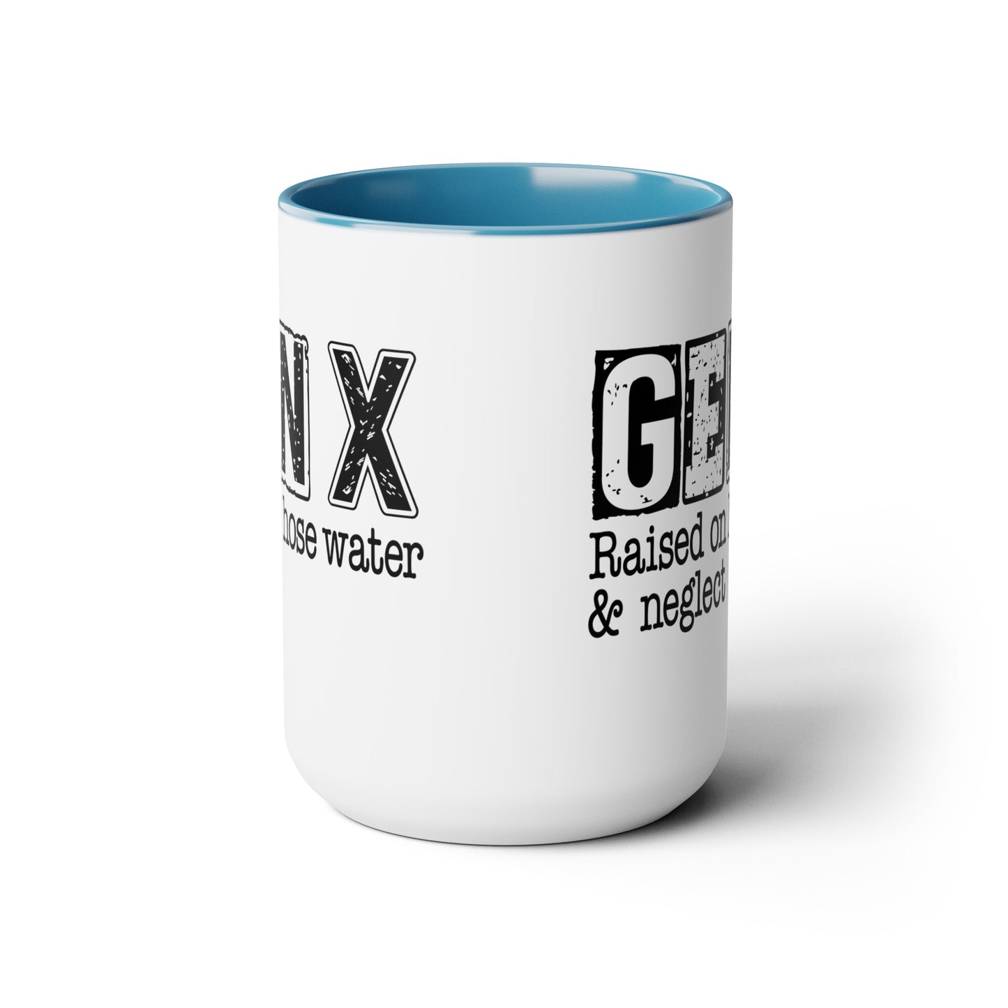 Gen X Two-Tone Coffee Mugs, 15oz