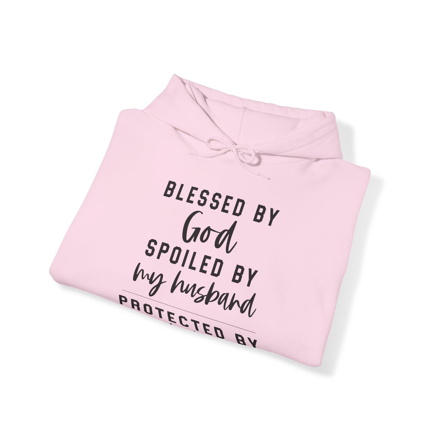 Protected by Both Unisex Heavy Blend™ Hooded Sweatshirt
