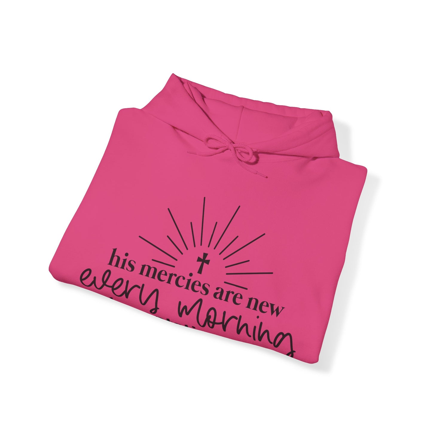 His Mercies Unisex Heavy Blend™ Hooded Sweatshirt