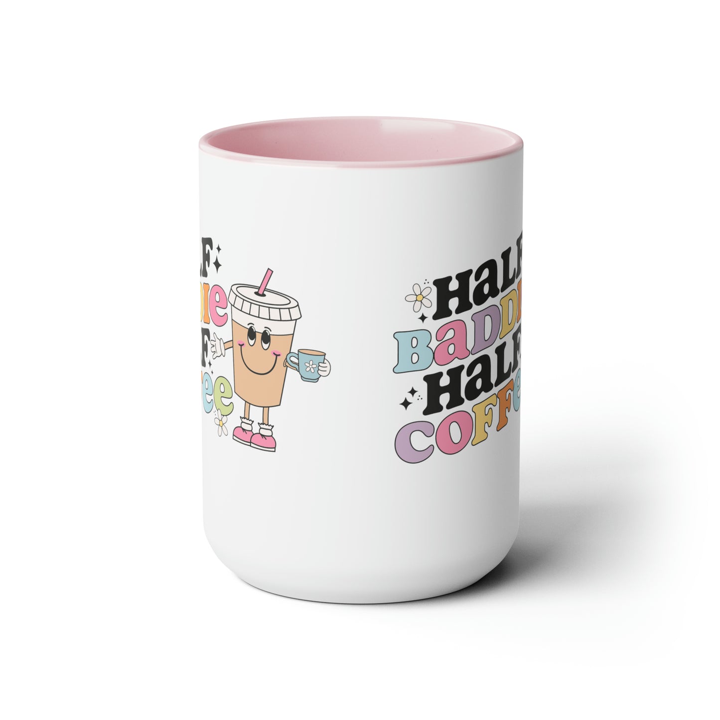 Baddie Two-Tone Coffee Mugs, 15oz