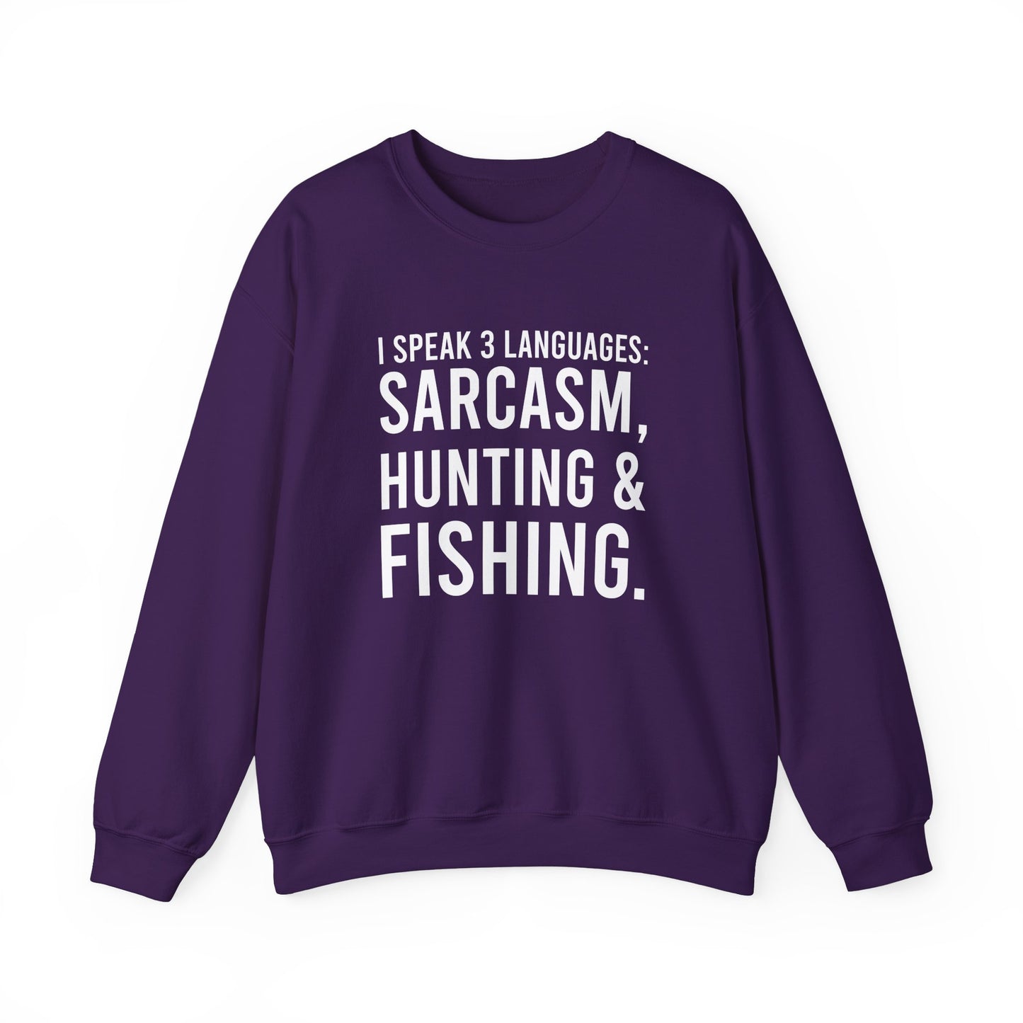 3 languages Unisex Heavy Blend™ Crewneck Sweatshirt