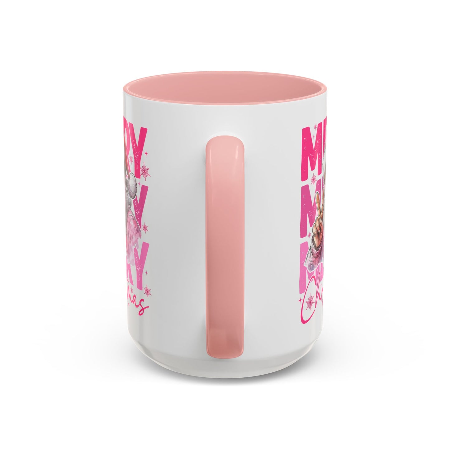 Merry Christmas Santa Accent Coffee Mug (11, 15oz)
