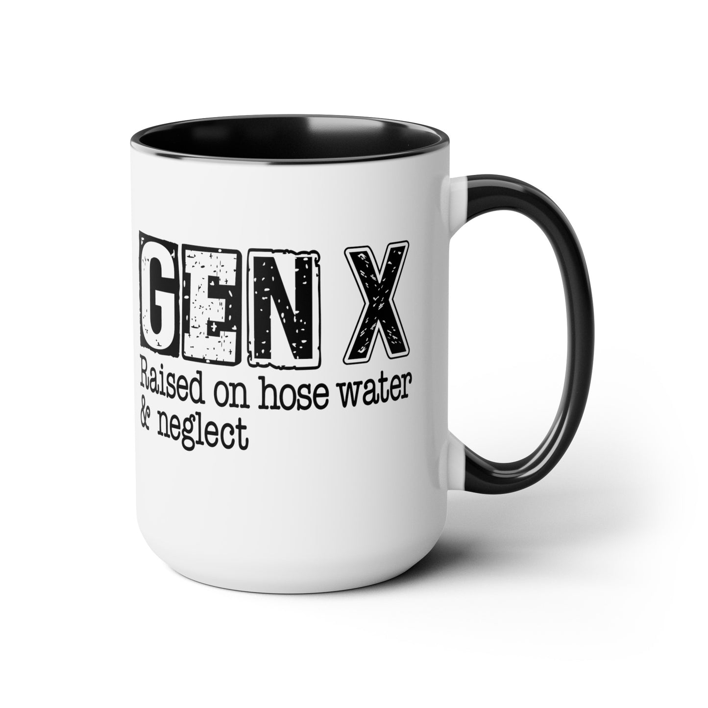 Gen X Two-Tone Coffee Mugs, 15oz