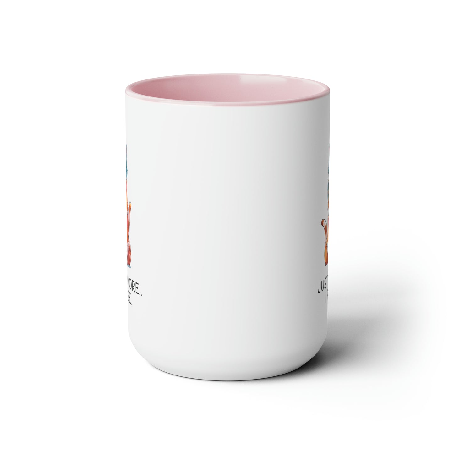 One more Cat Two-Tone Coffee Mugs, 15oz