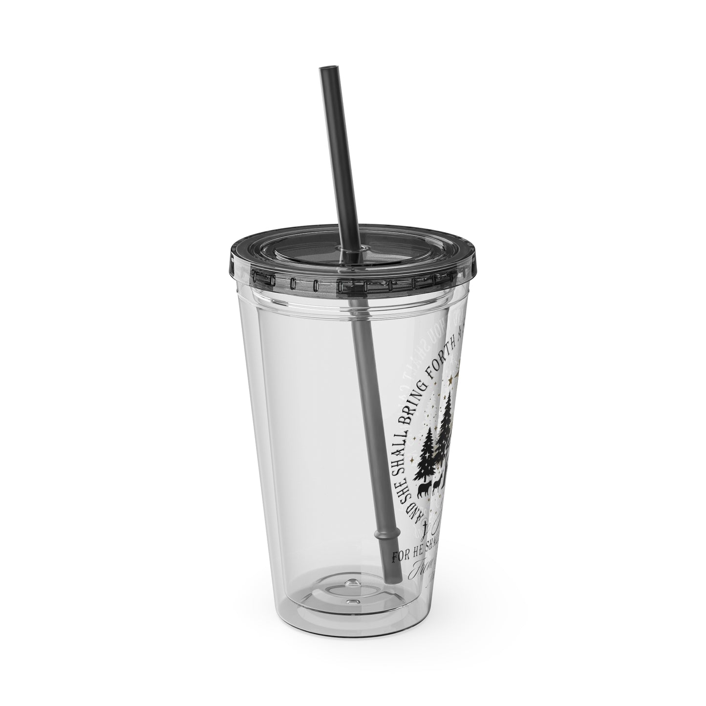 Matthew Sunsplash Tumbler with Straw, 16oz