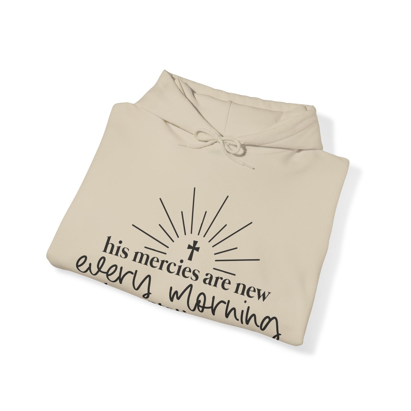 His Mercies Unisex Heavy Blend™ Hooded Sweatshirt