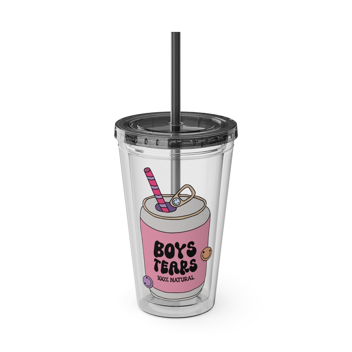 Boys Tears Sunsplash Tumbler with Straw, 16oz