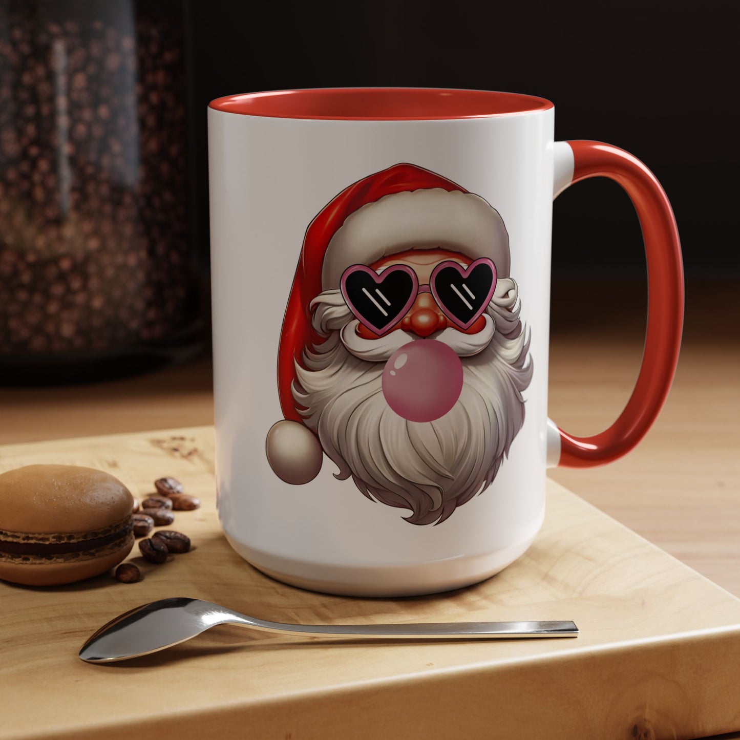 Pop Art Santa Accent Coffee Mug (11, 15oz)