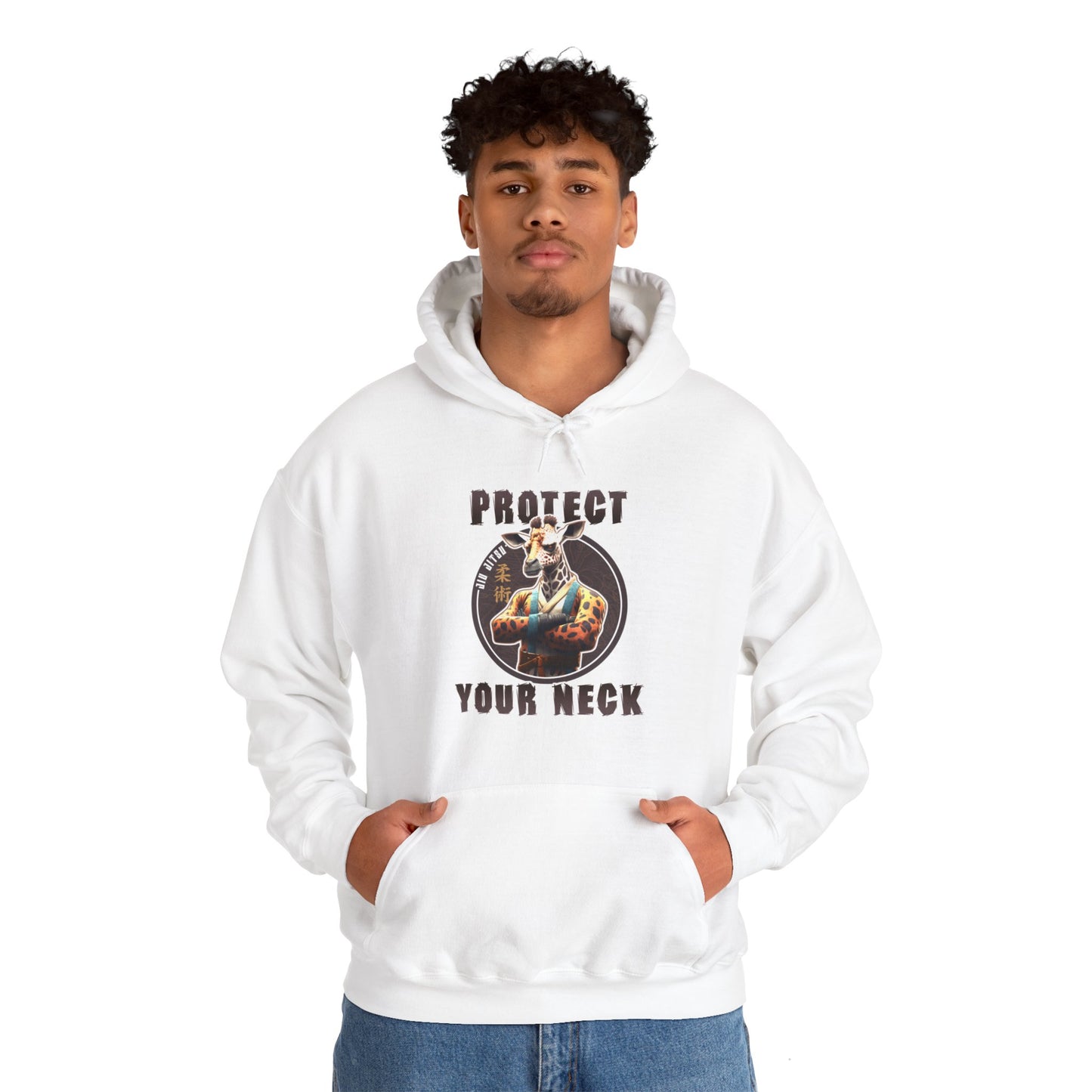 Protect Your Neck Unisex Heavy Blend™ Hooded Sweatshirt