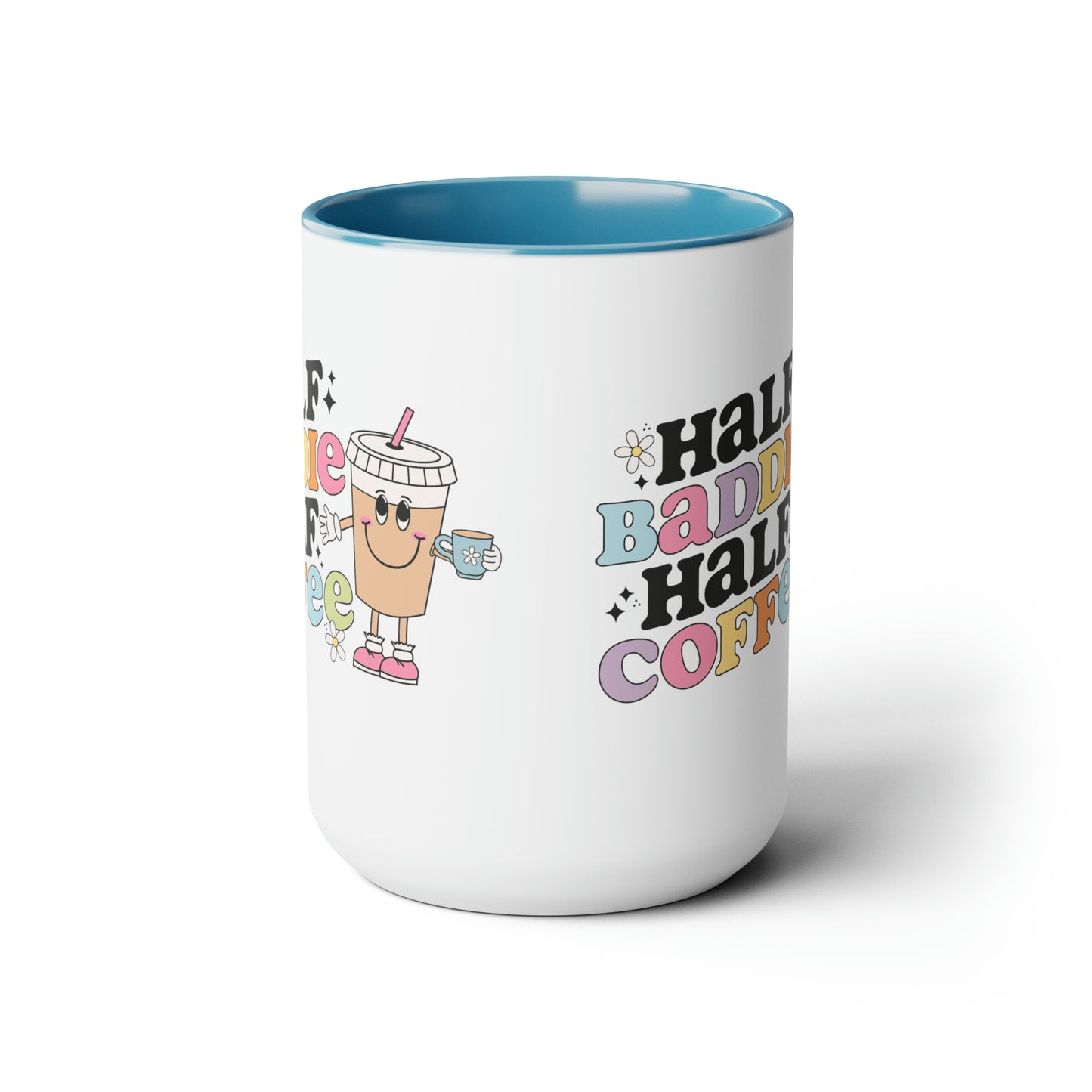 Baddie Two-Tone Coffee Mugs, 15oz