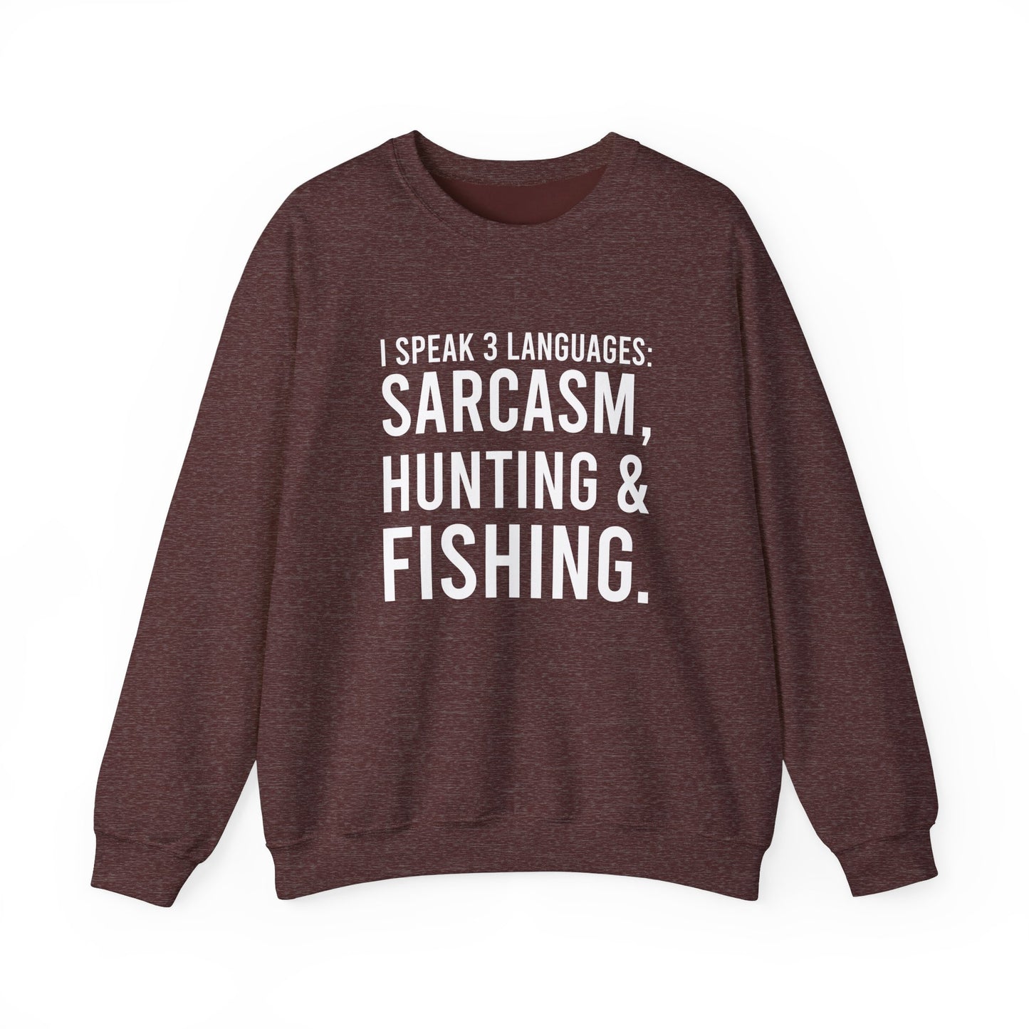 3 languages Unisex Heavy Blend™ Crewneck Sweatshirt