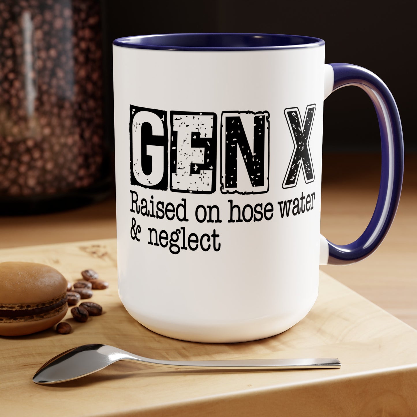 Gen X Two-Tone Coffee Mugs, 15oz