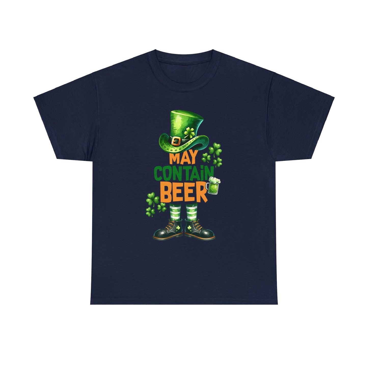 May Contain Beer Unisex Heavy Cotton Tee
