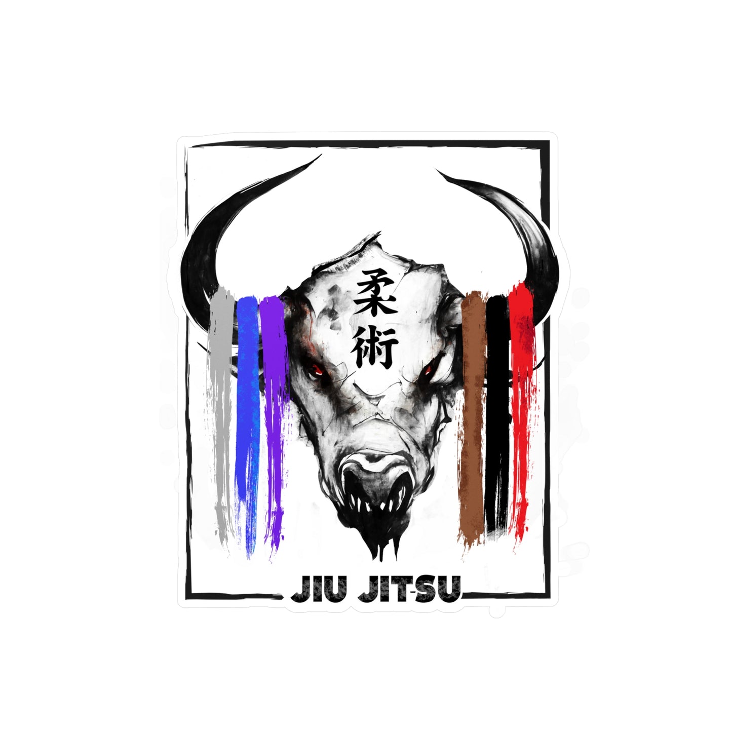 Bull Kiss-Cut Vinyl Decals
