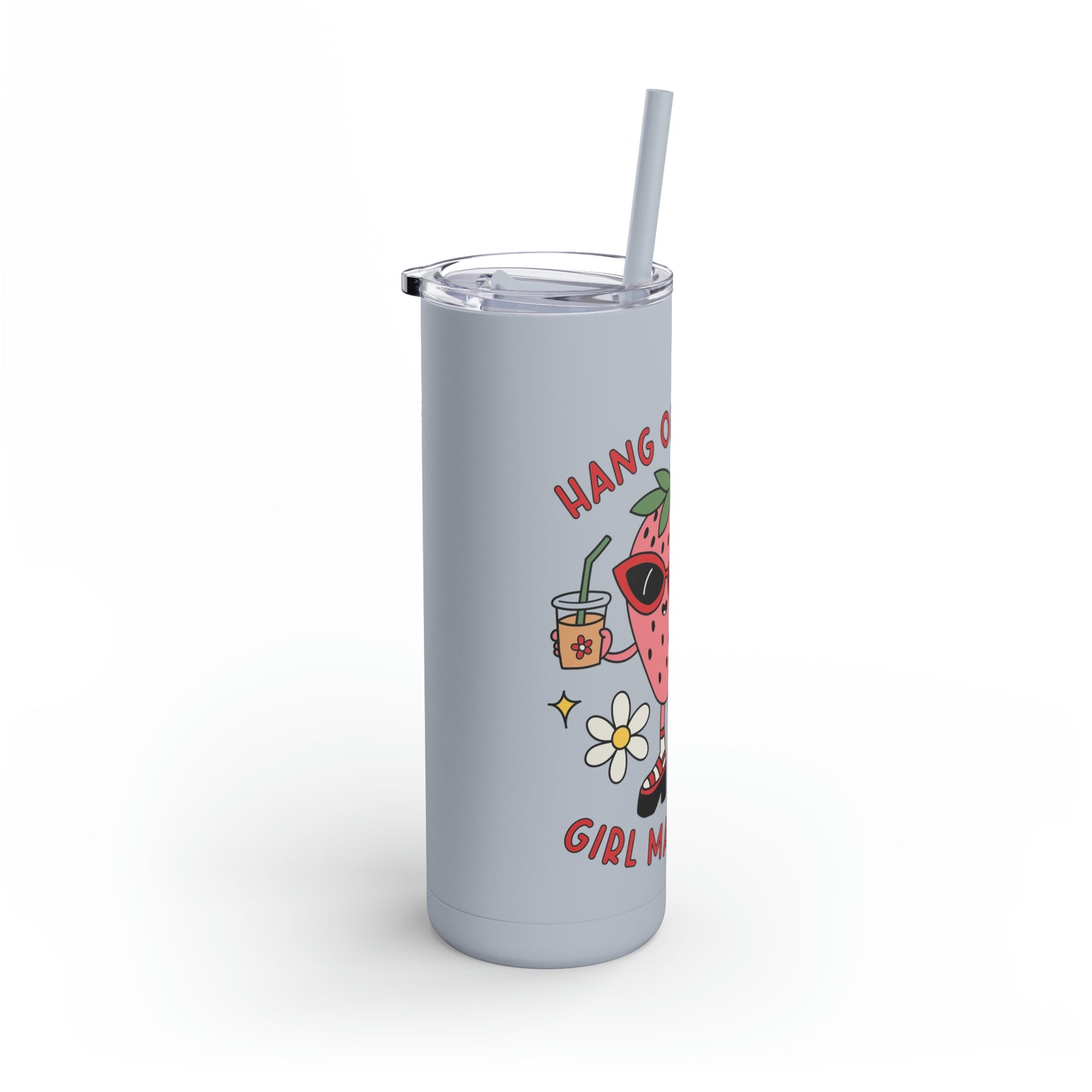 Girl Math Maars Maker Skinny Matte Tumbler, 20oz
