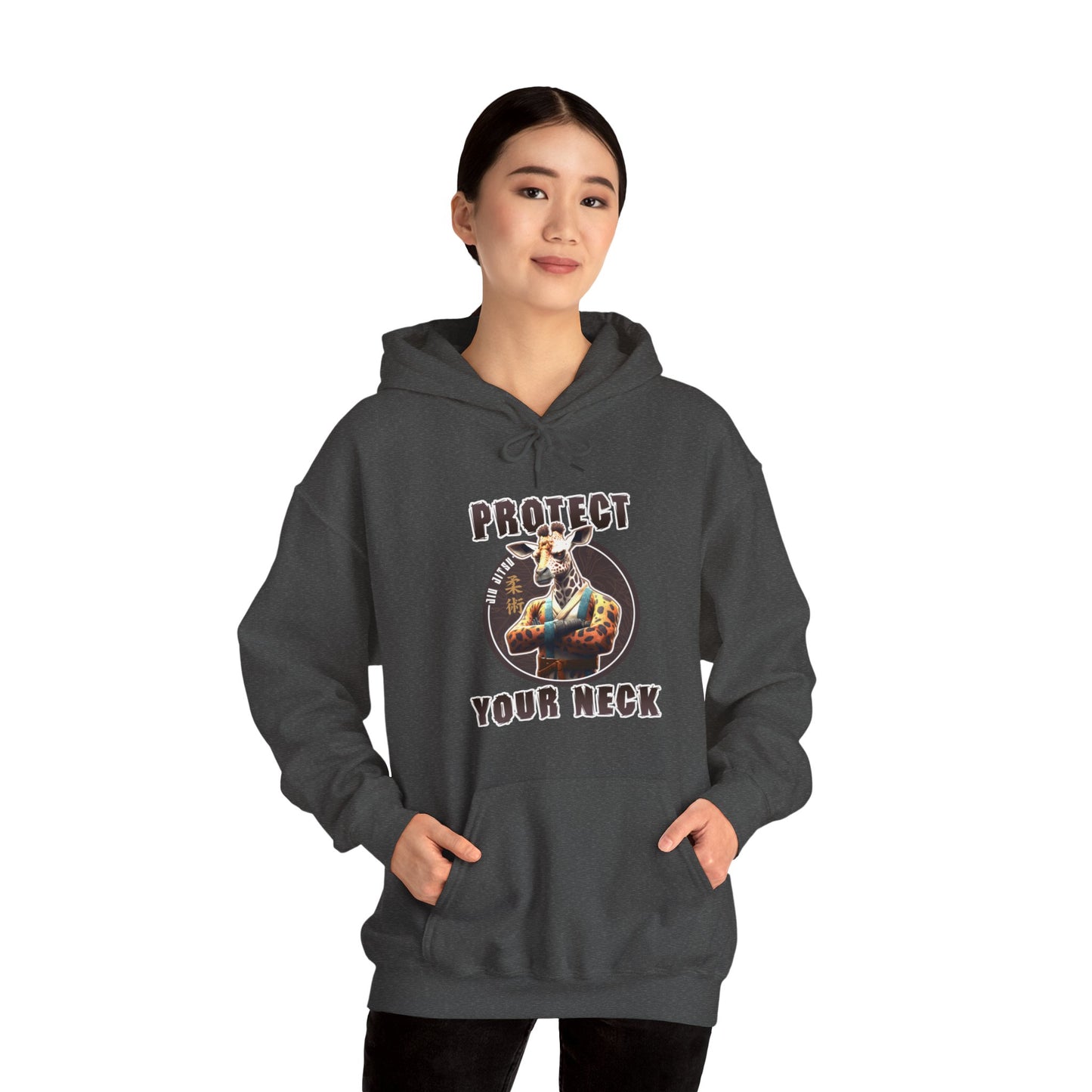 Protect Your Neck Unisex Heavy Blend™ Hooded Sweatshirt