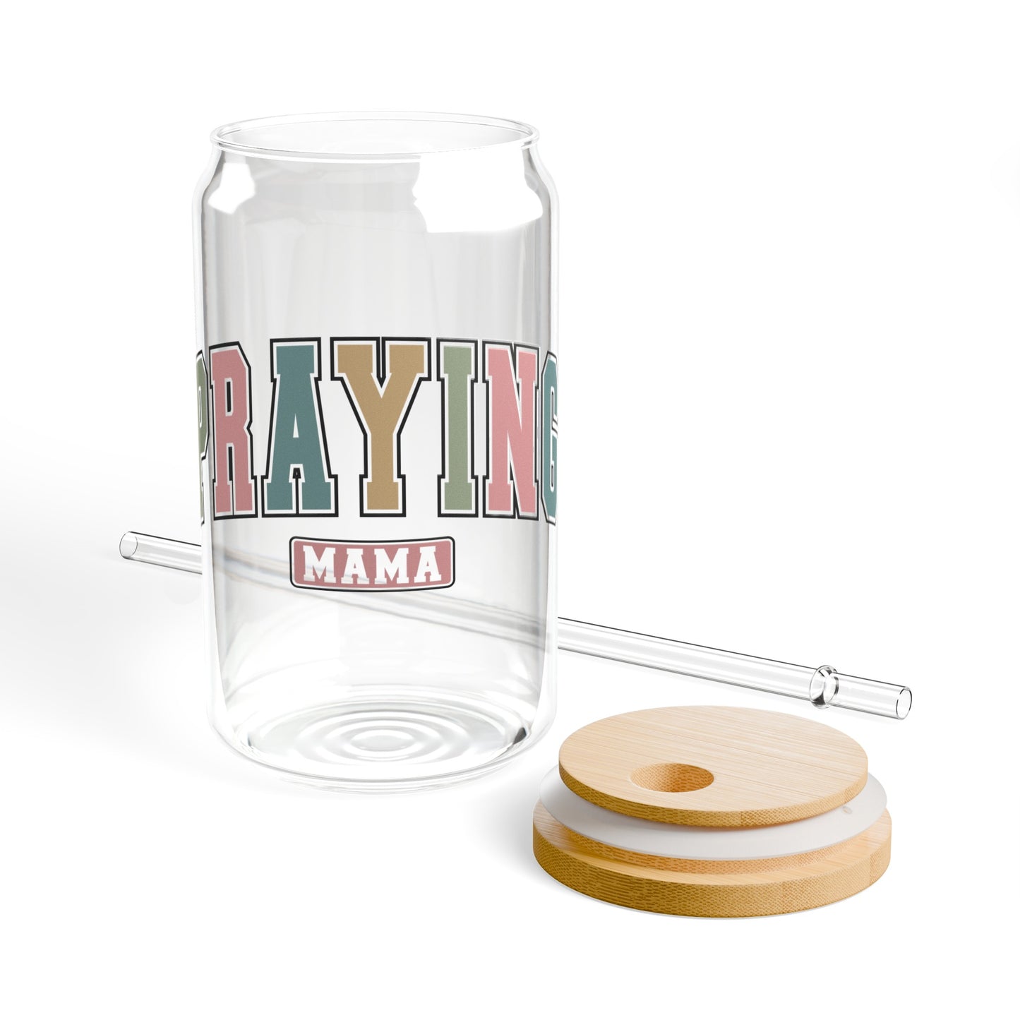 Praying Mama Sipper Glass, 16oz