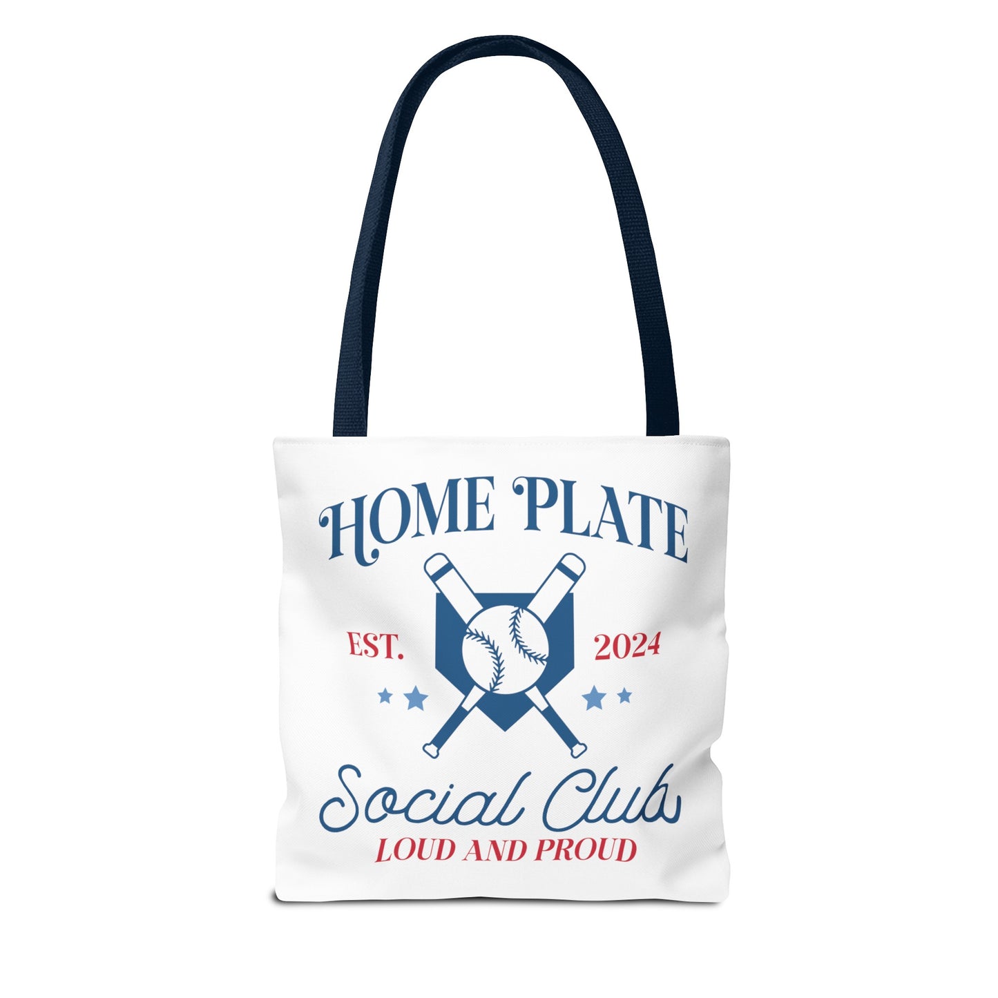 Home Plate Social Club Tote Bag (AOP)