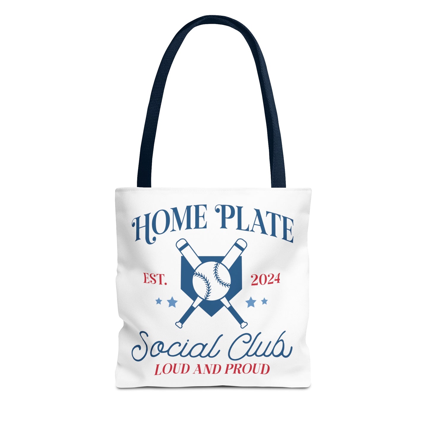 Home Plate Social Club Tote Bag (AOP)