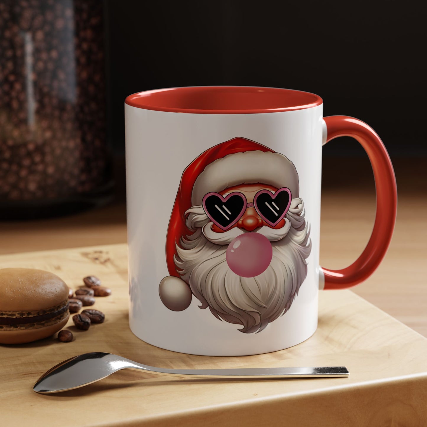Pop Art Santa Accent Coffee Mug (11, 15oz)