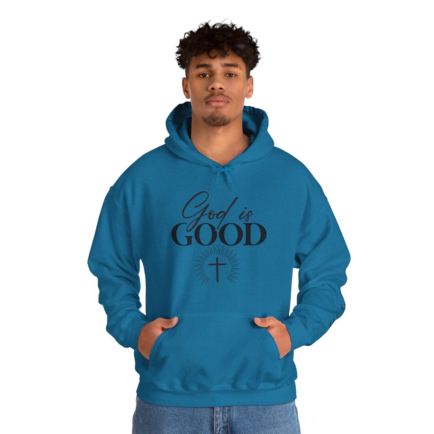 God is Good Unisex Heavy Blend™ Hooded Sweatshirt