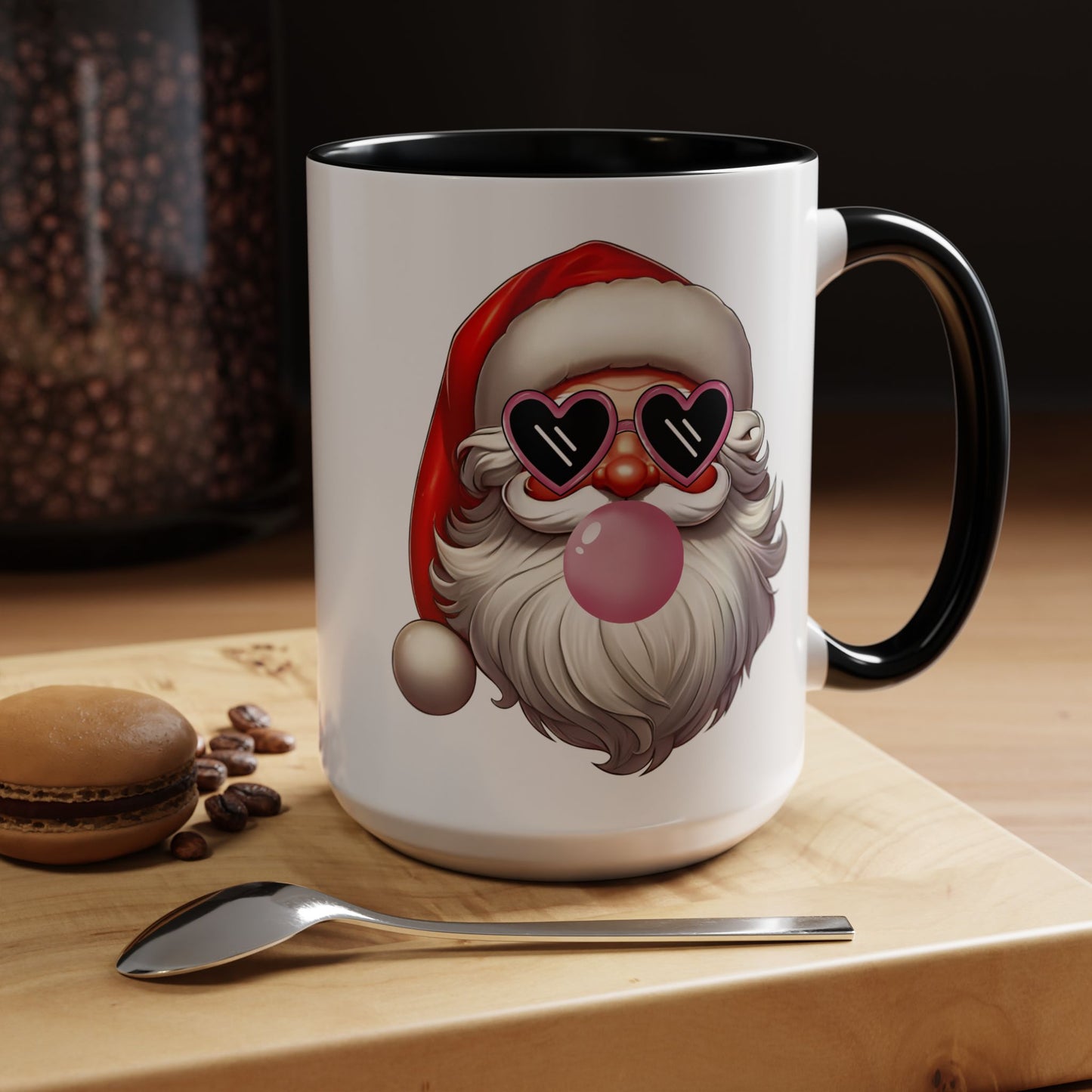 Pop Art Santa Accent Coffee Mug (11, 15oz)