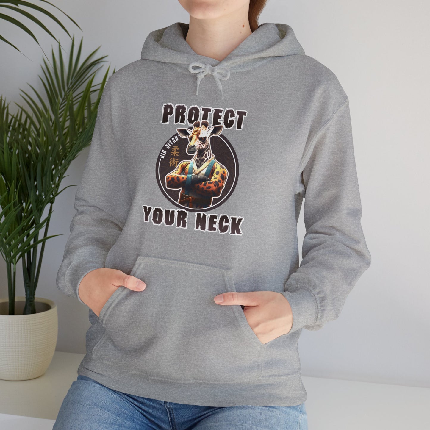 Protect Your Neck Unisex Heavy Blend™ Hooded Sweatshirt