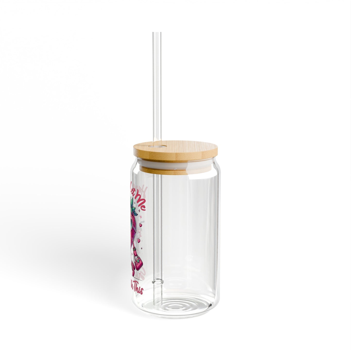 Girl Math Win Sipper Glass, 16oz
