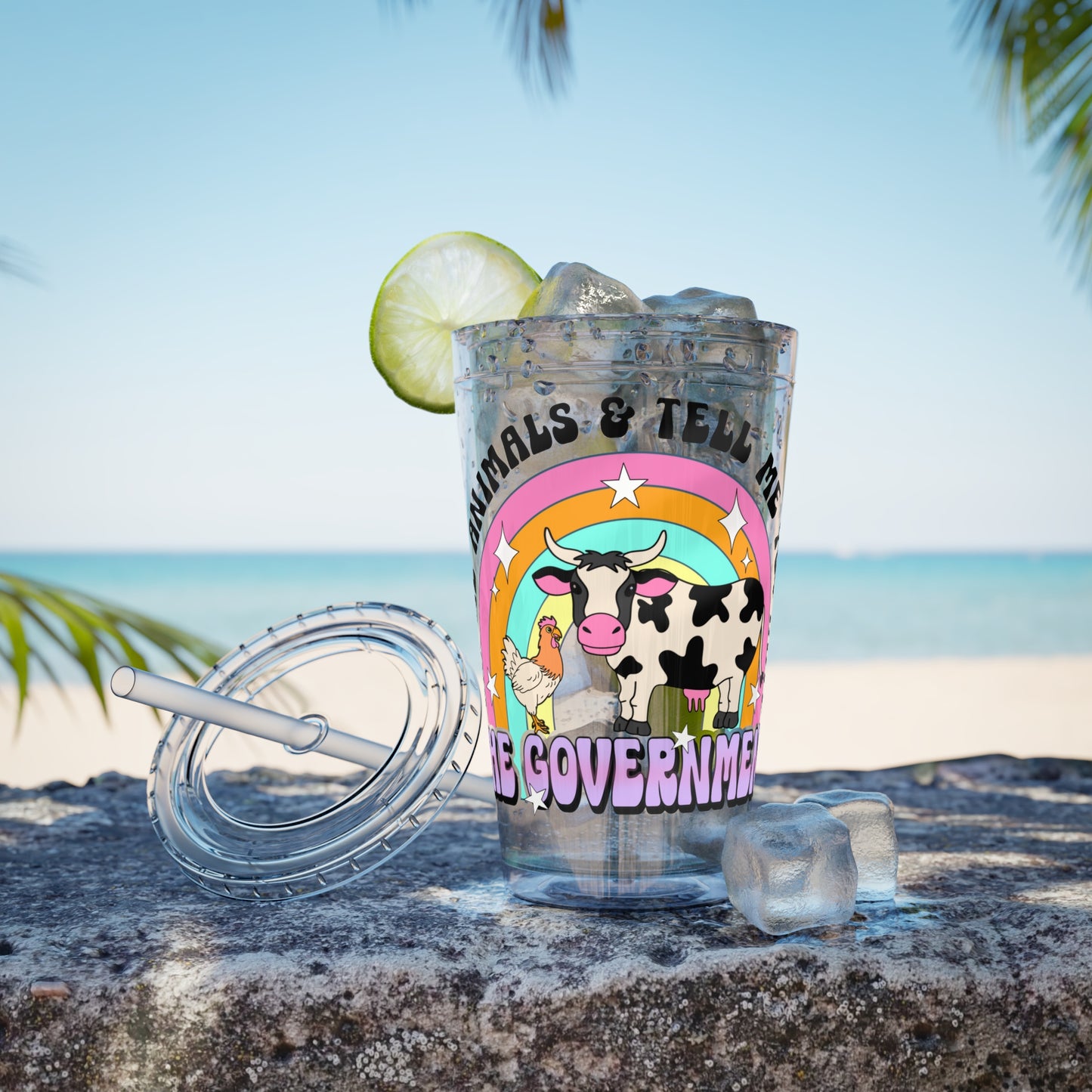 Buy Me Animals Sunsplash Tumbler with Straw, 16oz