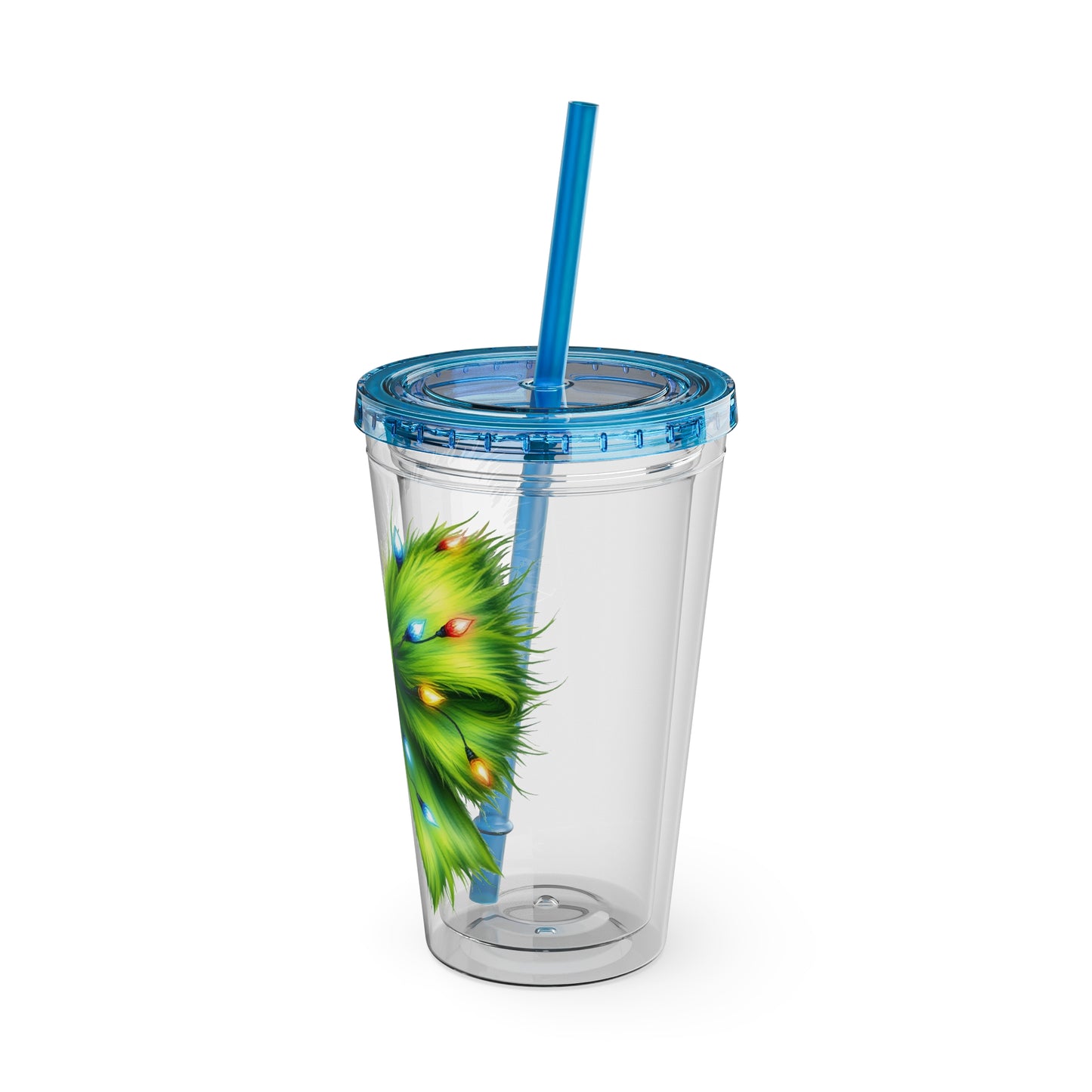 Grinch Bow Sunsplash Tumbler with Straw, 16oz