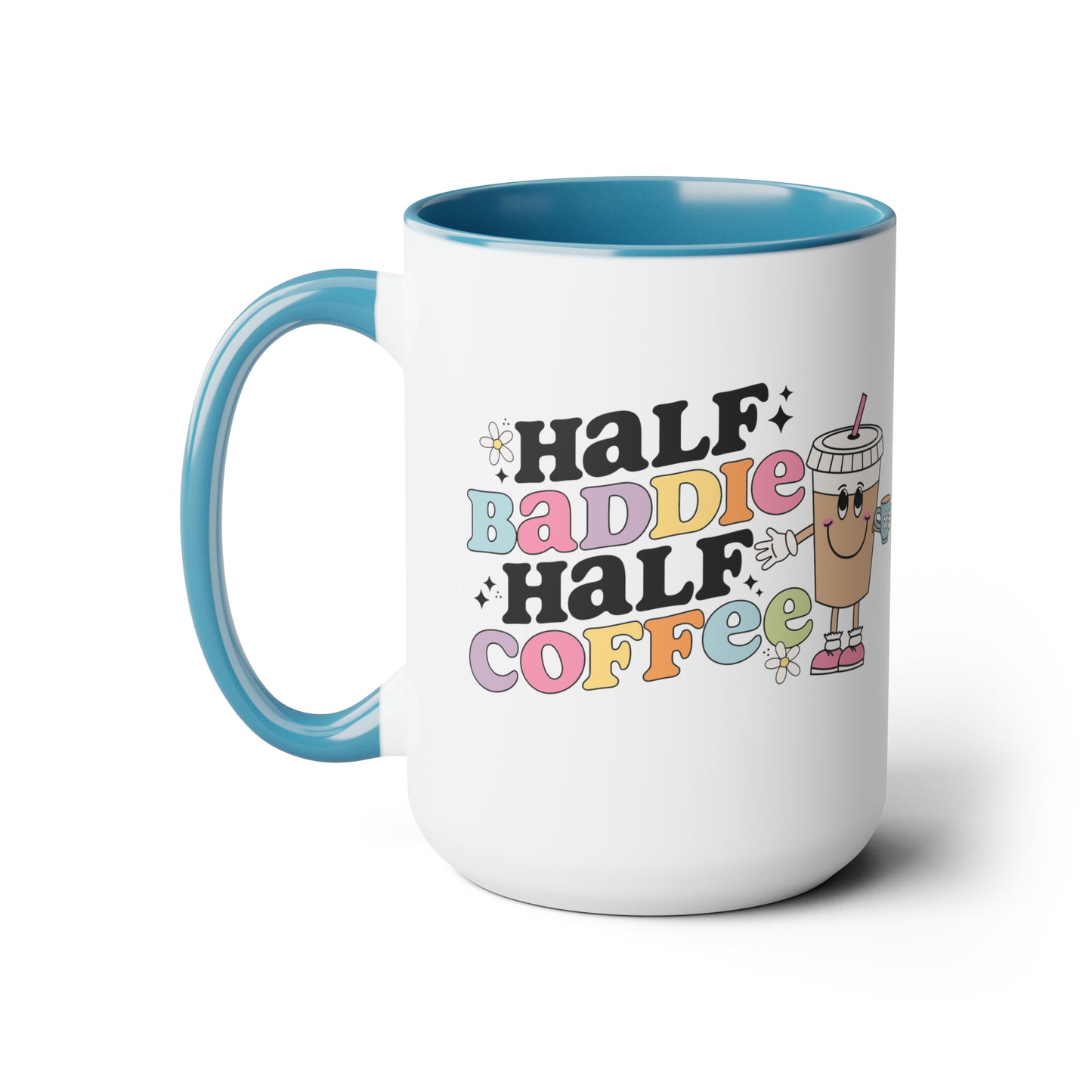 Baddie Two-Tone Coffee Mugs, 15oz