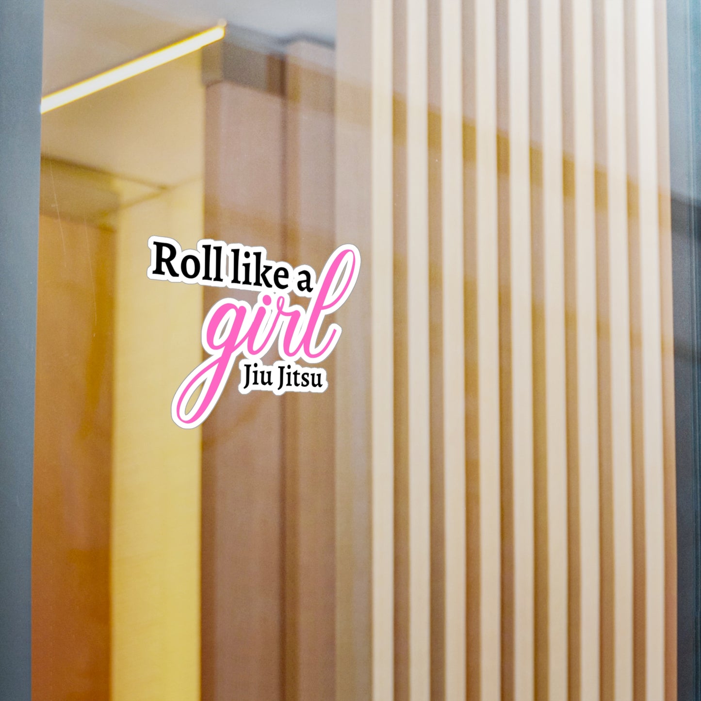 Roll Like A Girl Kiss-Cut Vinyl Decals