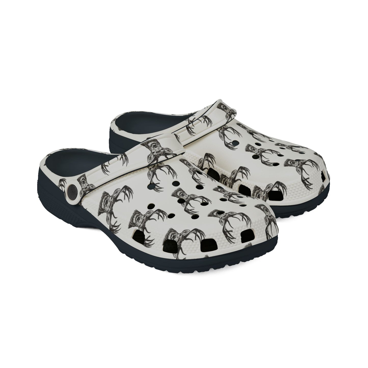 Whitetail EVA Foam Rubber Shoes (AOP)
