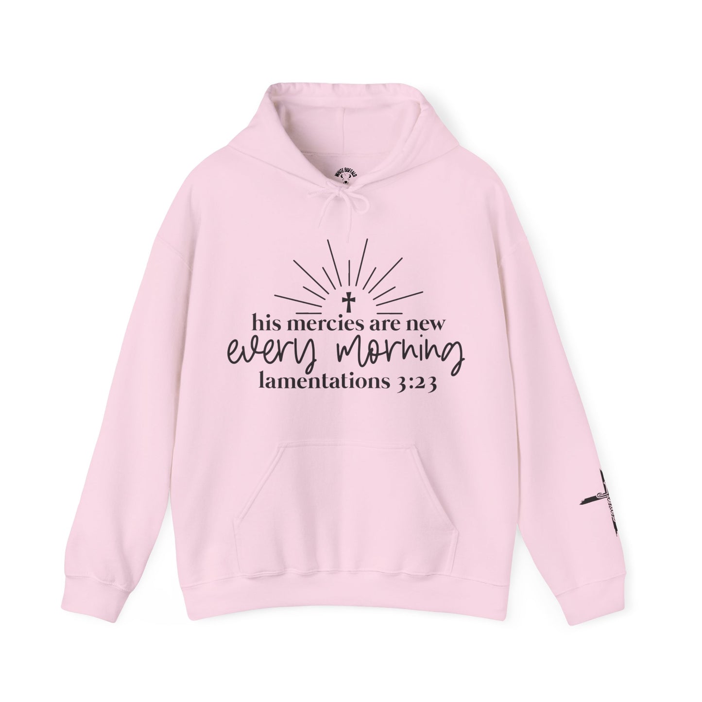 His Mercies Unisex Heavy Blend™ Hooded Sweatshirt