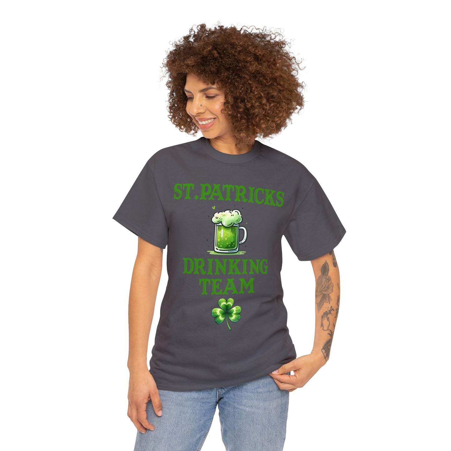 St Patricks Drinking Team Unisex Heavy Cotton Tee