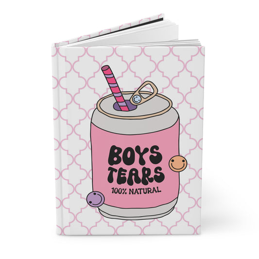 Boys Tears Hardcover Journal Matte
