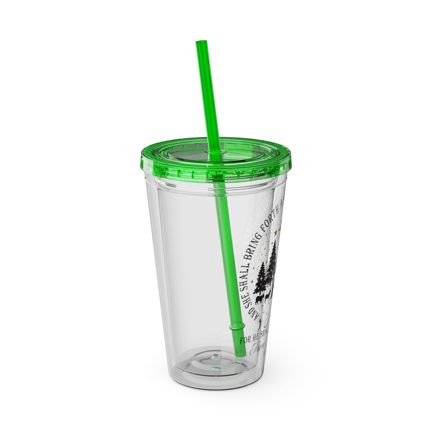 Matthew Sunsplash Tumbler with Straw, 16oz